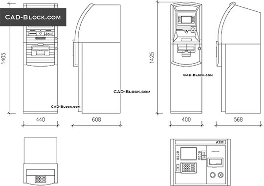 ATM Machine - free CAD file