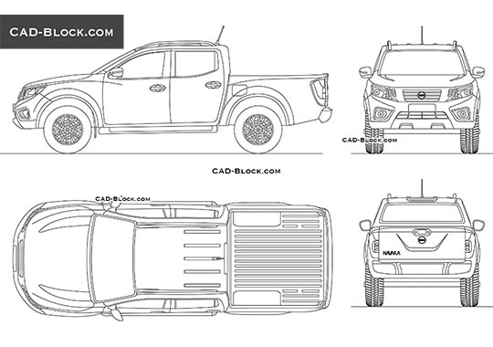 Nissan Navara Double Cab - free CAD file