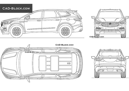 Buick Enclave - free CAD file