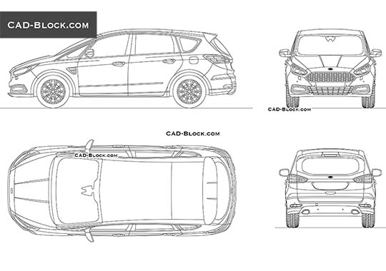Ford S-Max - free CAD file