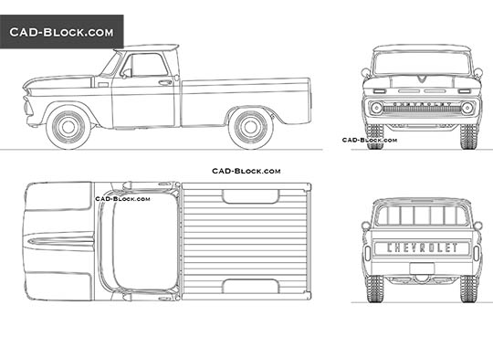 Chevrolet C10 (K10) - free CAD file
