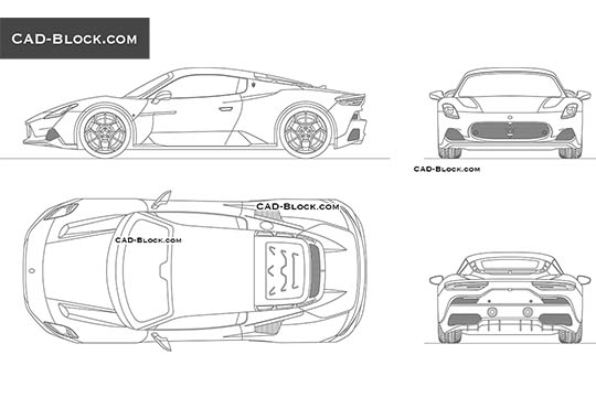 Maserati MC20 - free CAD file