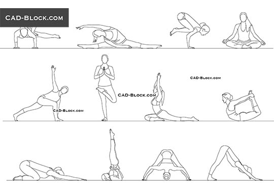 Yoga Women - download vector illustration
