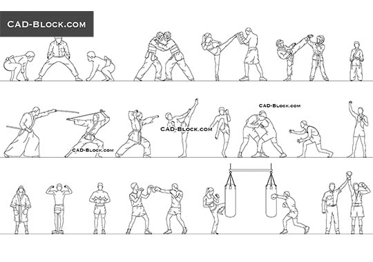 Martial Arts - download vector illustration