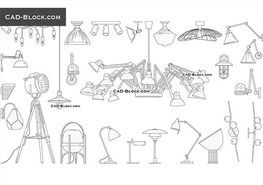 Lighting Collection - download vector illustration
