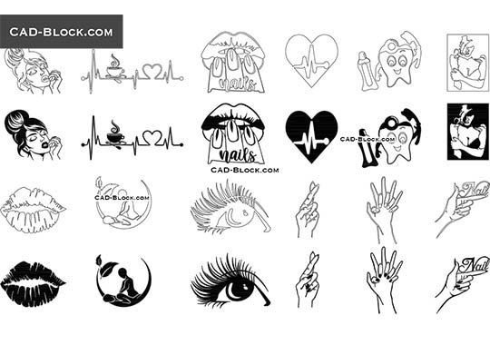 Beauty Logo - download vector illustration