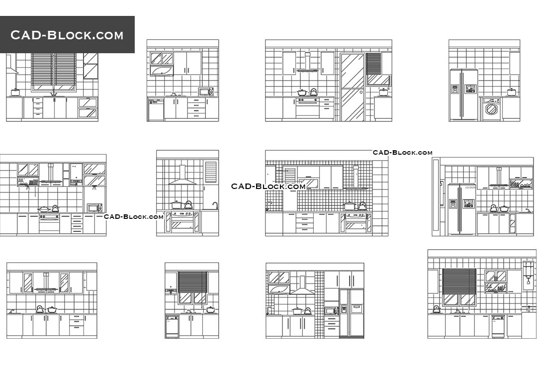 Kitchen CAD Blocks free download