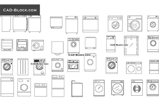Washing Machine - download vector illustration