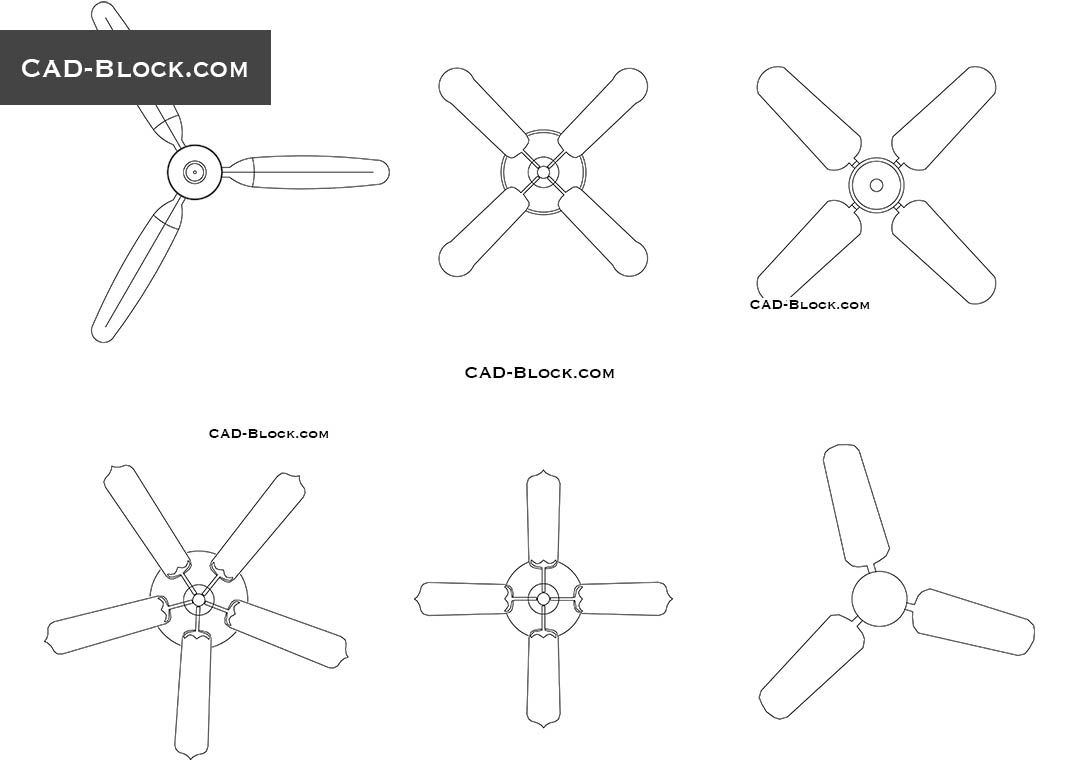 Ceiling Fan Autocad Rcp