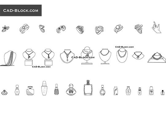 Jewelry - download free CAD Block