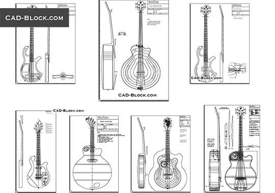Guitar - free CAD file