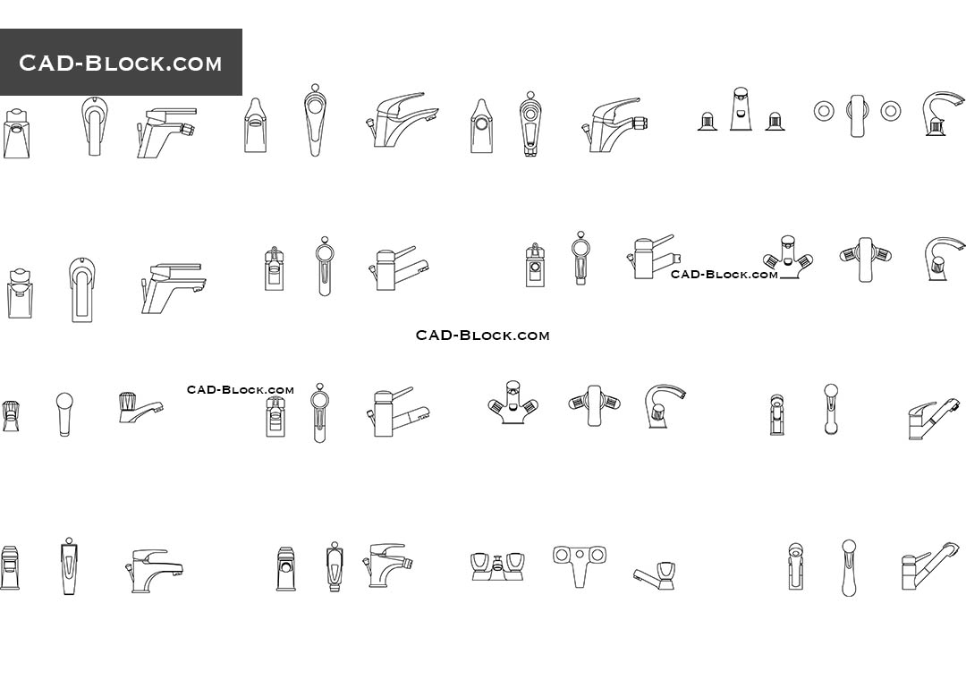 Kitchen Sink Tap Cad Block | Wow Blog