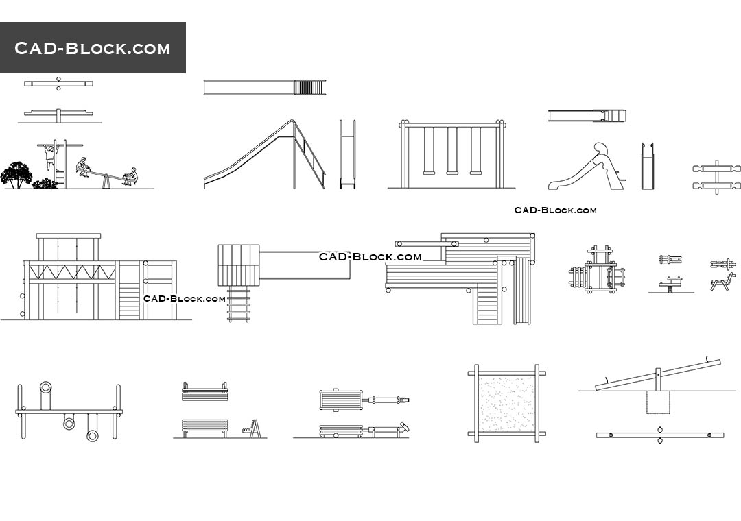 Autocad Blocks Of Playgrounds In Nj