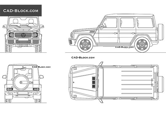 Mercedes-Benz G 65 AMG - free CAD file