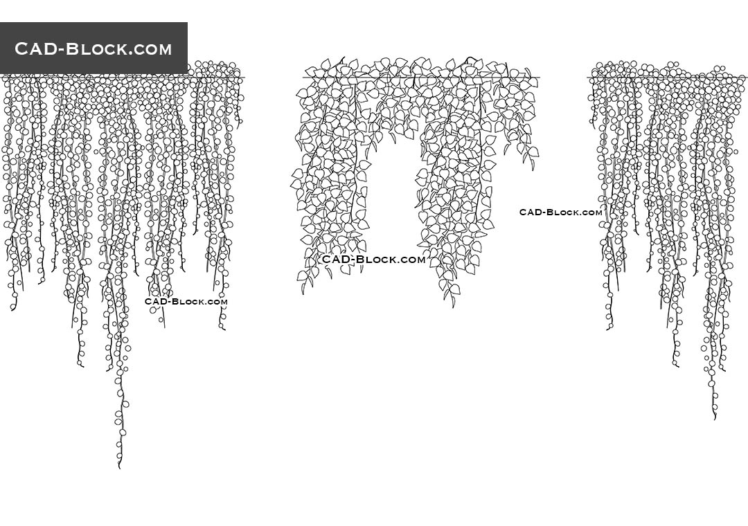 Hanging Plant - CAD Blocks, AutoCAD file