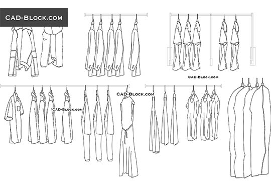 Clothes Elevation - free CAD file