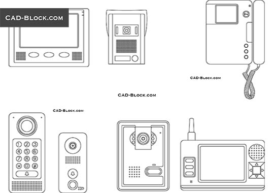 Door Phone - free CAD file