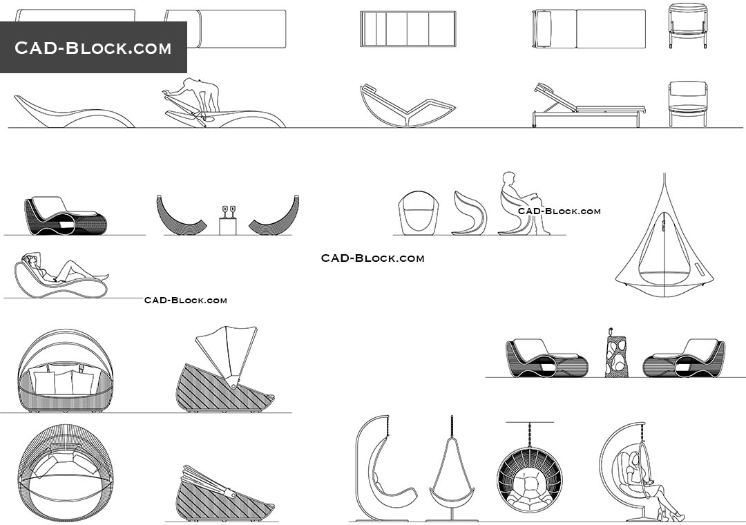 sofa cad block download