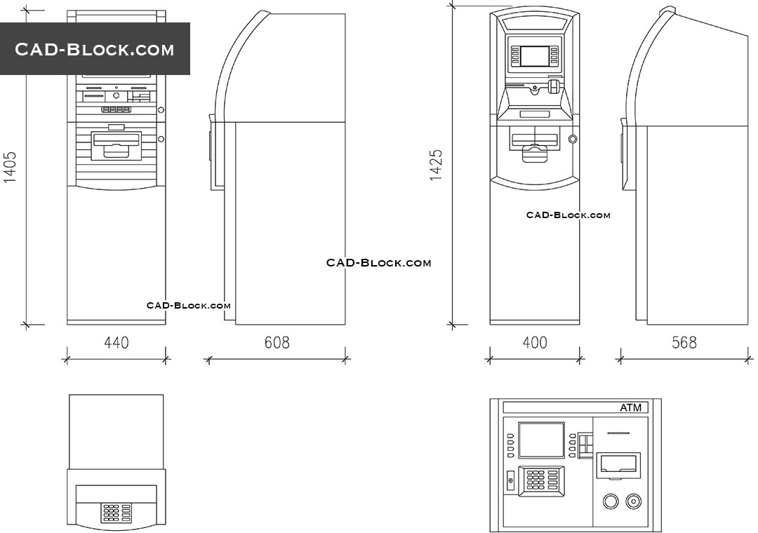 cad table file restaurant drawings blocks, ATM DWG free in AutoCAD Machine file, CAD