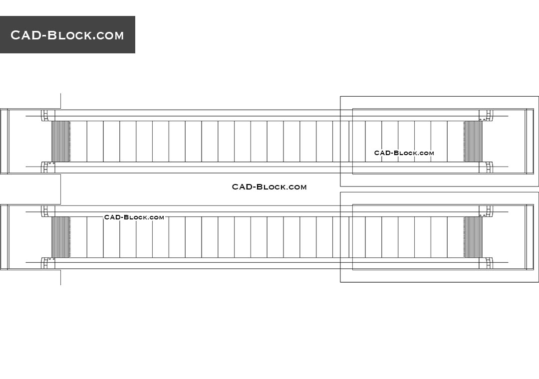 Travelator 2 - CAD Blocks, AutoCAD file