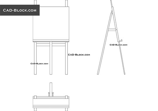Easel - download free CAD Block
