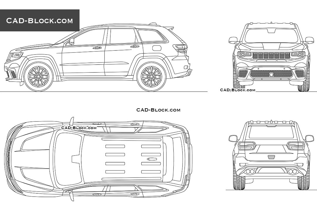 Jeep Trackhawk Drawing