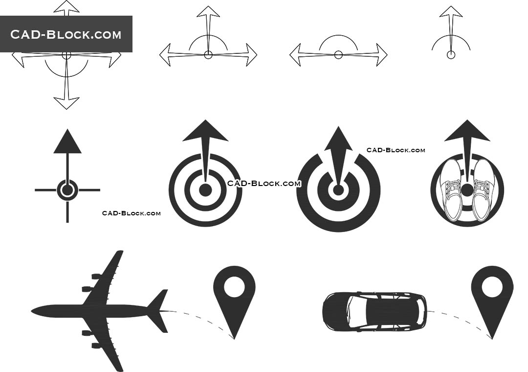 symbol in autocad drawing