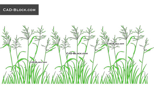 Grass Elevation - download free CAD Block