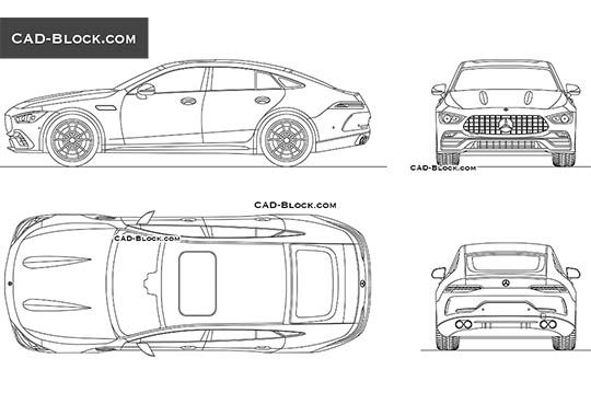 Mercedes-AMG GT 53 - free CAD file