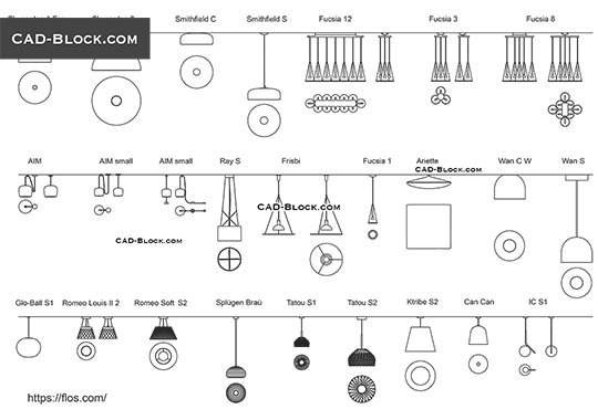 Ceiling Fans Cad Blocks In Plan Dwg Models