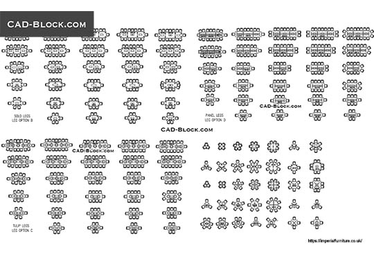 Conference Tables Cad Blocks Free Elevation Autocad Drawings