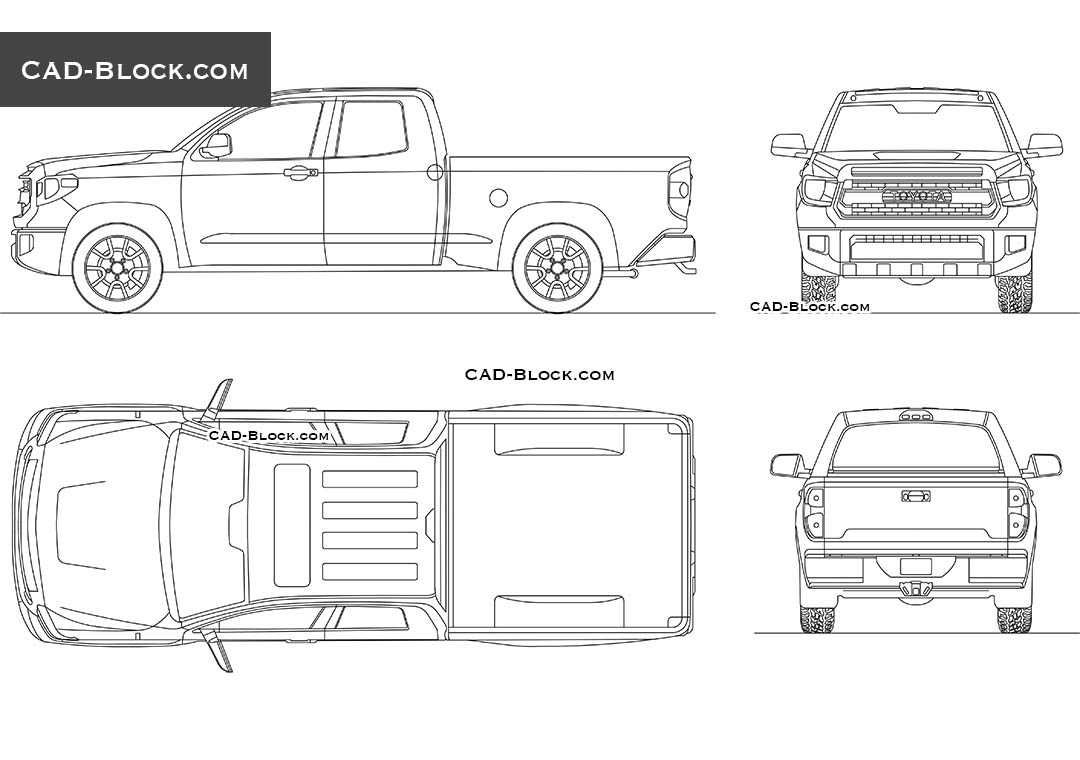 Toyota Tundra - CAD Blocks, AutoCAD file