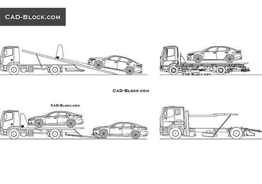 Tow Truck - free CAD file