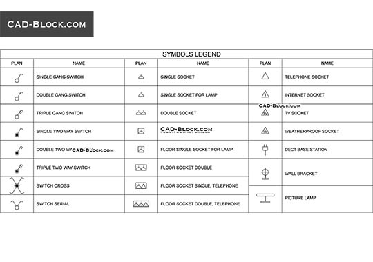 Cad Block Com Cad Symbols Free Autocad Drawings And Blocks Of North Symbols Logos Signs