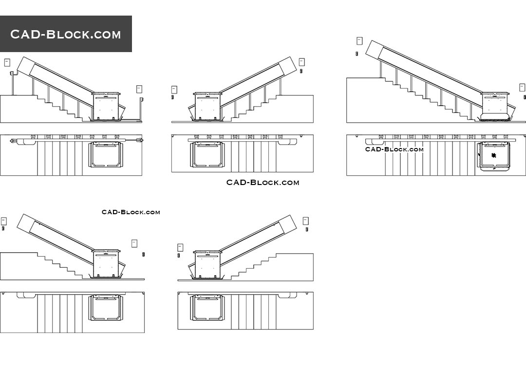 Platform Stairlift - CAD Blocks, AutoCAD file
