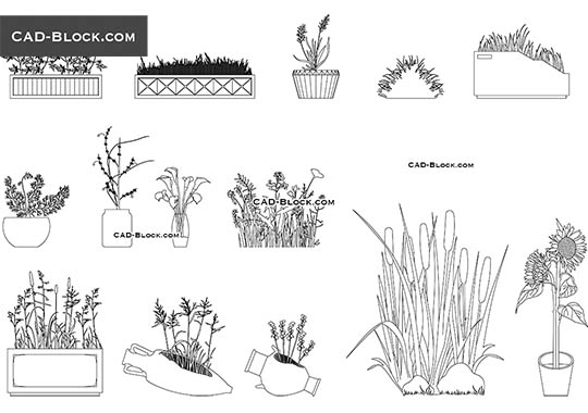 Garden Designs - download free CAD Block