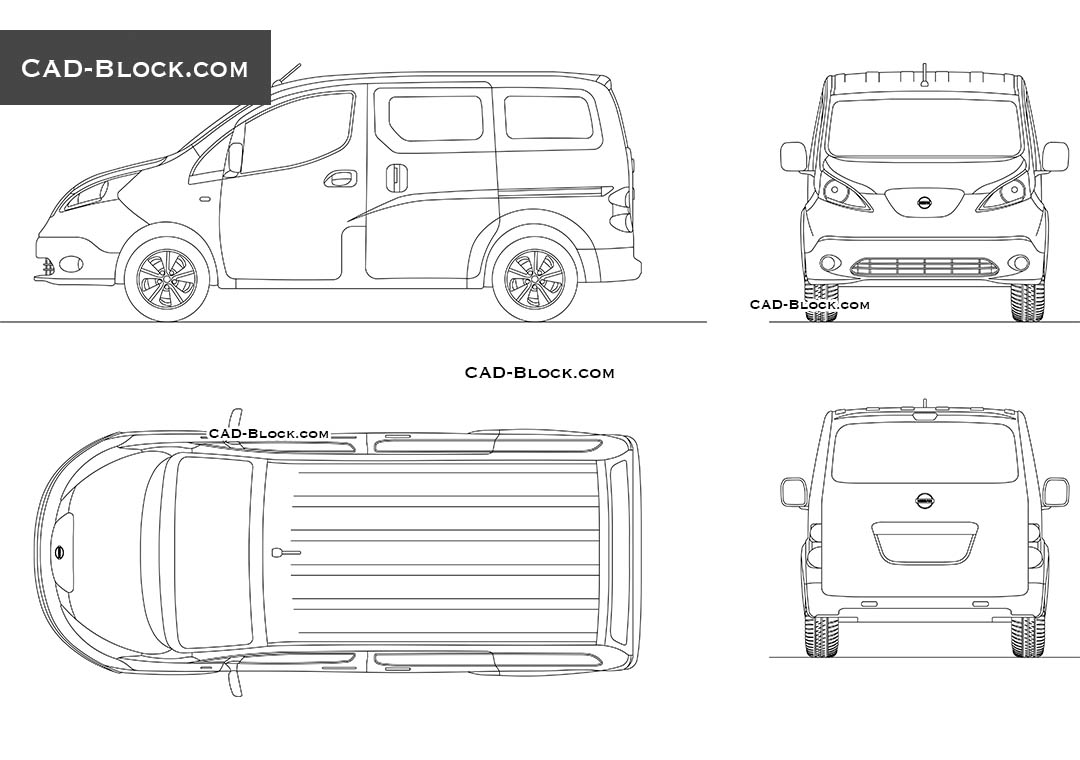 Nissan nv200 размер багажника