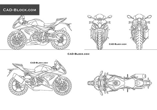 Suzuki GSX-R 1000 - download vector illustration