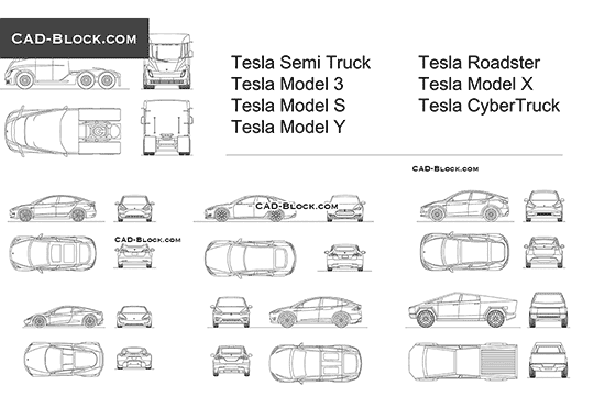 Tesla Full Pack - free CAD file