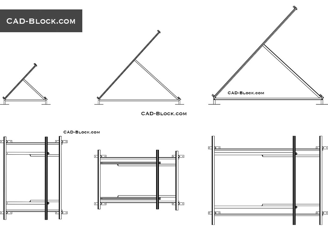 Solar Panel Installation - CAD Blocks, AutoCAD file