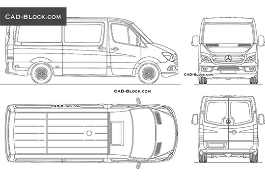 Mercedes-Benz Sprinter Kombi - free CAD file