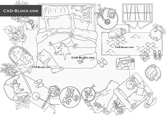 DWG AutoCAD 2D Electrical-Symbols Architectures -  Portugal