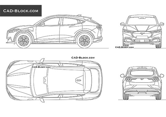 Ford Mustang Match-E - free CAD file