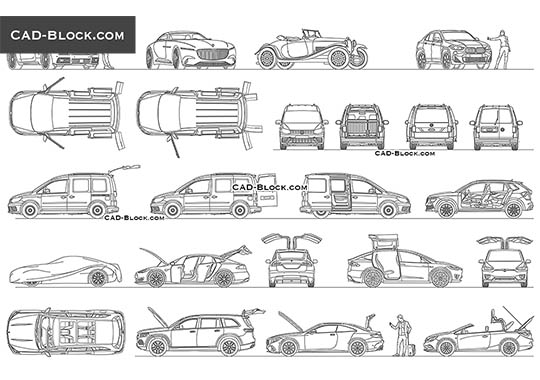 Car Collection - download vector illustration