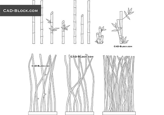 Bamboo Decor - download vector illustration
