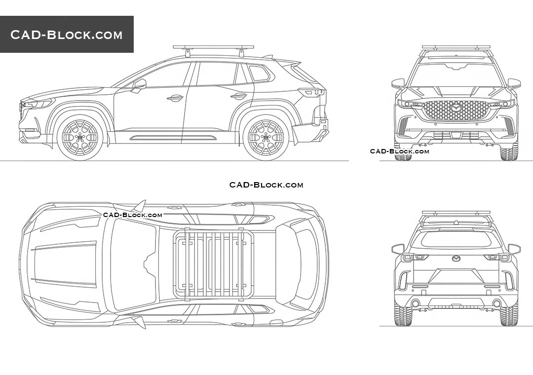 Mazda CX-50 - CAD Blocks, AutoCAD file
