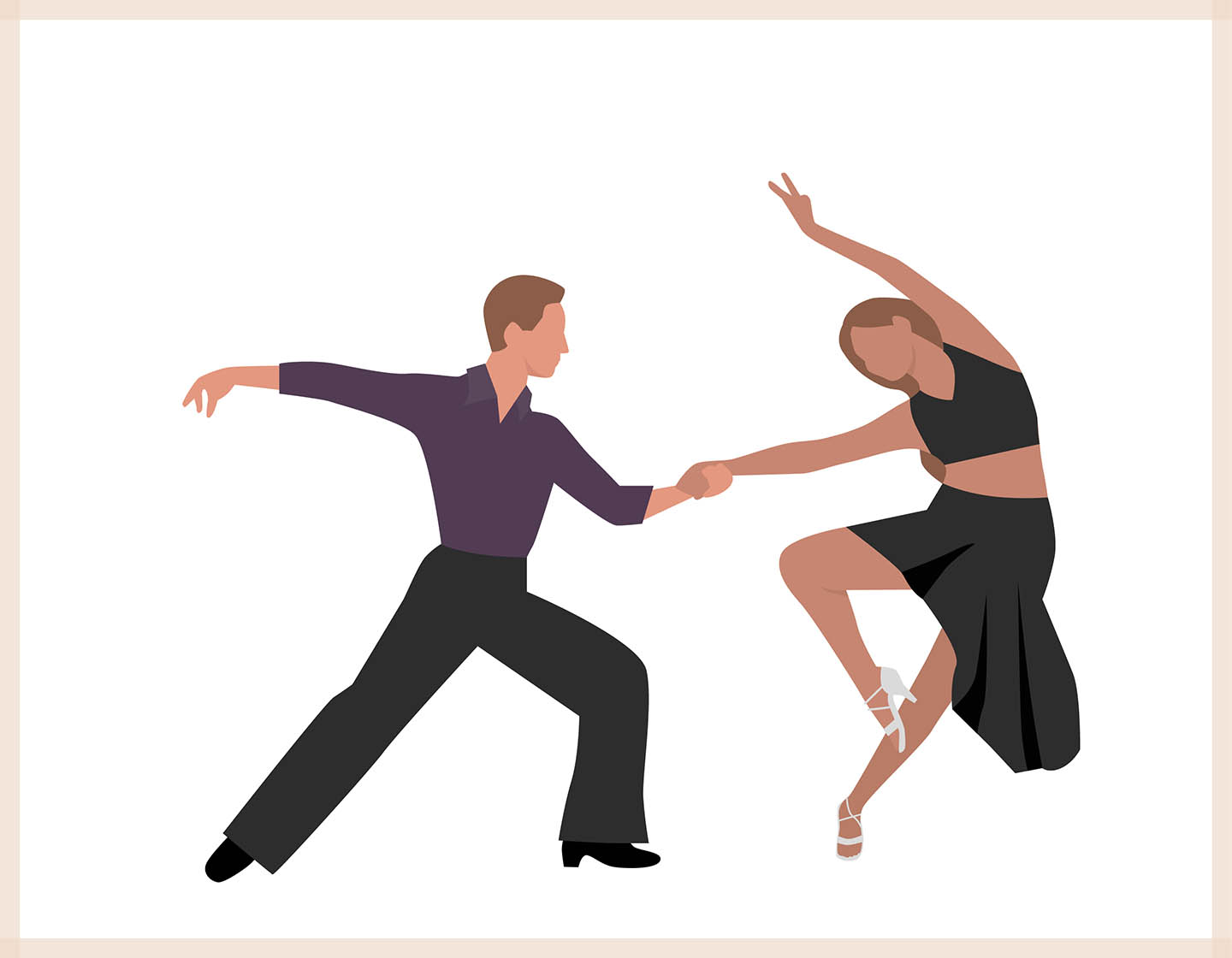 Dancing People - Vector Illustration - 2