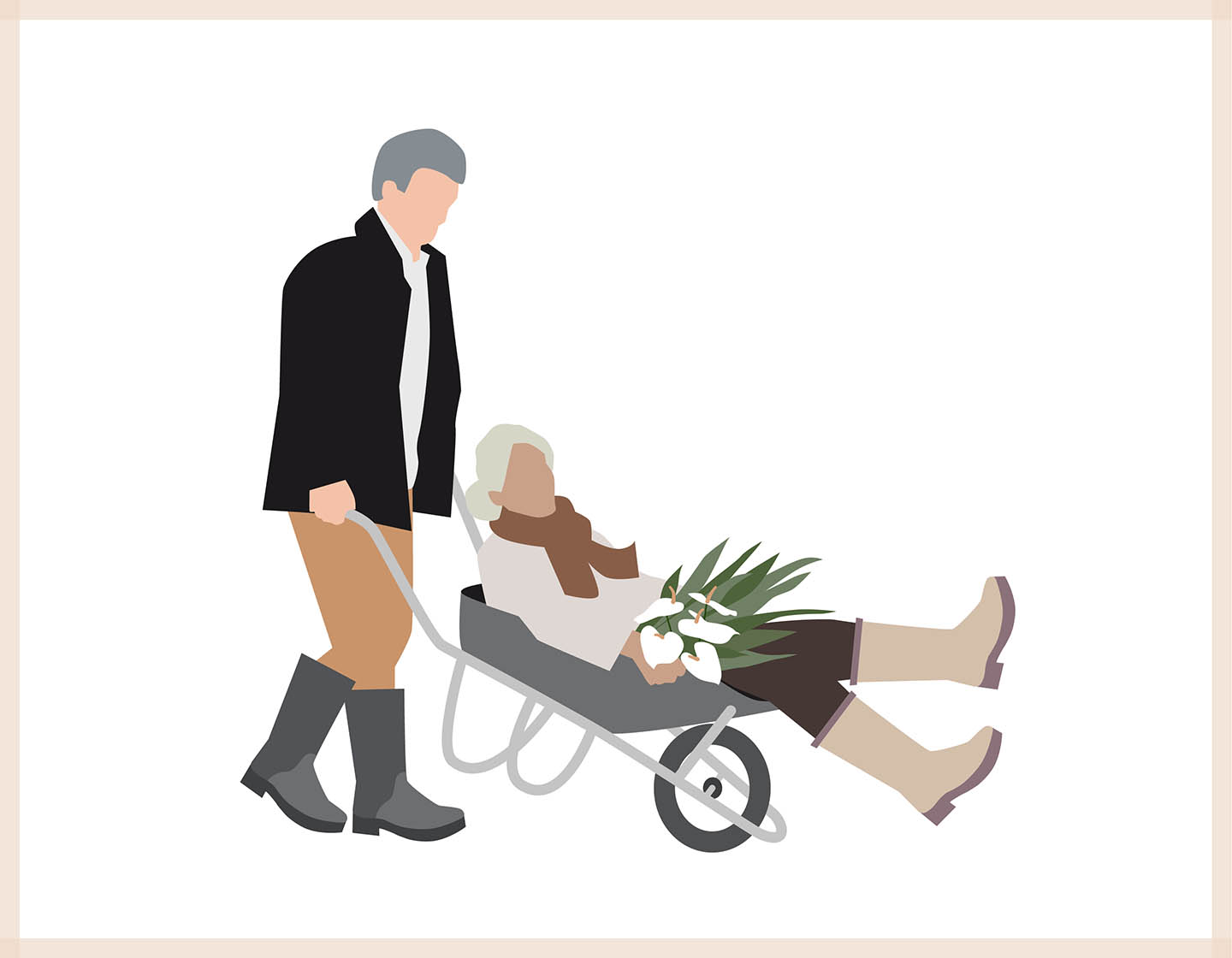 Old People - Vector Illustration - 1