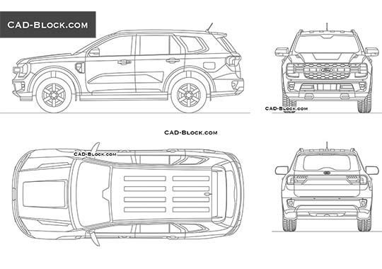 Ford Everest - free CAD file