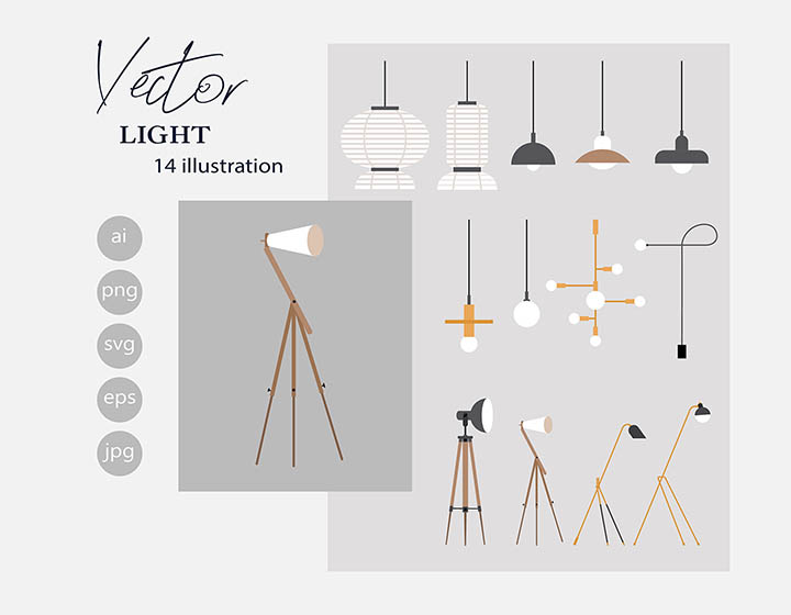 Light Vector Drawings